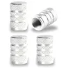 Aluminiumsdekkventiler - striper design - 4 stk