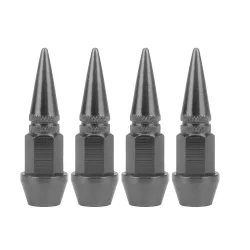 Partes de ruedaVálvulas de neumáticos universales - tapones de aluminio - espiga larga - 4 piezas