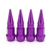 Universal-Reifenventile - Aluminiumkappen - langer Spike - 4 Stück