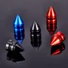 Uniwersalne zawory do opon - nakładki aluminiowe - krótki kolec - 4 sztukiCzęści kół
