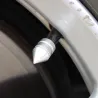 Partes de ruedaVálvulas de neumáticos universales - tapones de aluminio - espiga corta - 4 piezas