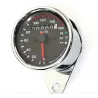 Universal motorsykkel dobbel Kilometerteller - speedometer - LED måler KM/H