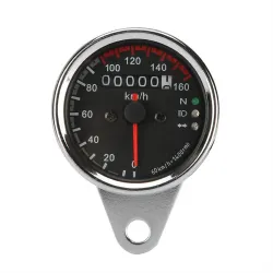 Compteur kilométrique double moto universel - compteur de vitesse - jauge LED KM/H
