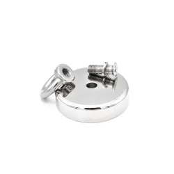 36mm - 50kg - neodymgenvindingsmagnet - metaldetektor - klokrog