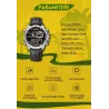 NAVIFORCE - sport - militær quartz ur - læderrem - LCD LED display - vandtæt