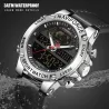 NAVIFORCE - moderigtigt sportsur - quartz - analog - læderrem - vandtæt