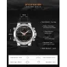 NAVIFORCE - moderigtigt sportsur - quartz - analog - læderrem - vandtæt