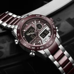 NAVIFORCE - luksus quartz ur - rustfrit stål - vandtæt