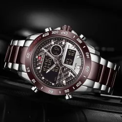 NAVIFORCE - luksus quartz ur - rustfrit stål - vandtæt