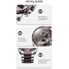 NAVIFORCE - montre à quartz de luxe - acier inoxydable - étanche