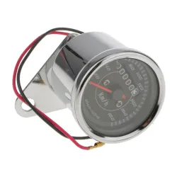 Double compteur kilométrique - compteur de vitesse - manomètre - moto universel - chromé