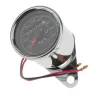 Universal motorcykel dobbelt kilometertæller - speedometer - måler - krom