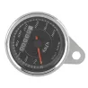 Universal motorcykel dobbelt kilometertæller - speedometer - måler - krom