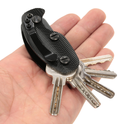 Multifunction key organizer - key wallet with keychainKeyrings