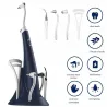 Limpador de dentes elétrico universal - raspador dental ultrassônico - removedor de manchas - clareamento - conjunto 5 em 1