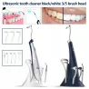 Universell elektrisk tannrenser - ultralyd dental scaler - flekkfjerner - bleking - 5 i 1 sett