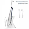 Universell elektrisk tannrenser - ultralyd dental scaler - flekkfjerner - bleking - 5 i 1 sett