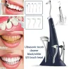 Universell elektrisk tannrenser - ultralyd dental scaler - flekkfjerner - bleking - 5 i 1 sett