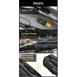 Roxon CM1349 - 14 in 1 multitool - folding plier - multipurpose knife - survival toolKnives & Multitools
