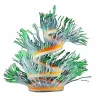 DecoracionesCoral luminoso colorido - planta de silicona artificial