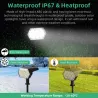 Solar powered lights - landscape spotlights - 3 lighting modes - 92 LED - IP67 waterproofSolar lighting