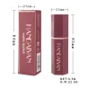 Batom fosco - à prova d'água - de longa duração - nude - mel pêssego - umber - ameixa - rosa