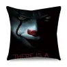 Housse de coussin déco - Halloween / horreur / Annabelle imprimé - 45 cm * 45cm