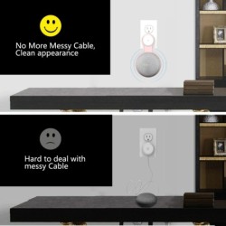 Suporte de parede de tomada - assistente de voz de áudio - plugue - para Google Home Mini / Nest Mini