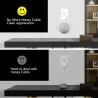 Hållare för väggfäste för uttag - röstassistent - kontakt - för Google Home Mini / Nest Mini