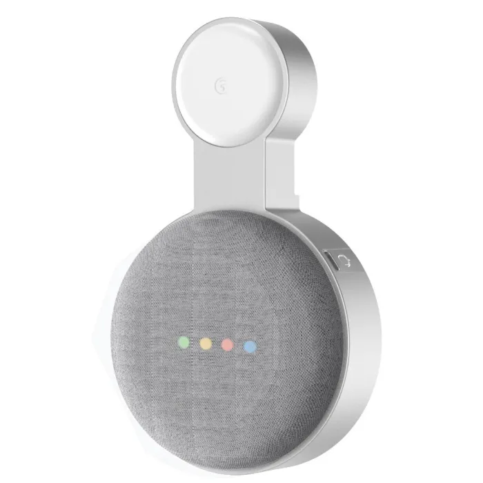 Holder for veggfeste for uttak - stemmeassistent - plugg - for Google Home Mini / Nest Mini