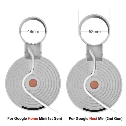 Suporte de parede de tomada - assistente de voz de áudio - plugue - para Google Home Mini / Nest Mini
