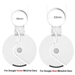 RedSoporte de montaje en pared de salida - asistente de voz de audio - enchufe - para Google Home Mini / Nest Mini