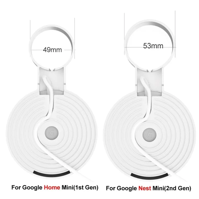 Wandhalterung für Steckdose - Audio-Sprachassistent - Stecker - für Google Home Mini / Nest Mini