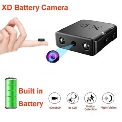 Mini câmera de segurança - full HD - 1080P - visão noturna - detecção de movimento - gravador de vídeo/voz