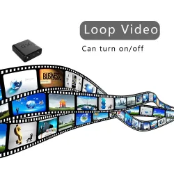 Mini caméra de sécurité - full HD - 1080P - vision nocturne - détection de mouvement - enregistreur vidéo/vocal