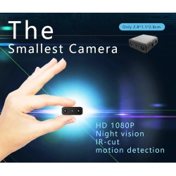 Mini sikkerhetskamera - full HD - 1080P - nattsyn - bevegelsesdeteksjon - video / stemmeopptaker