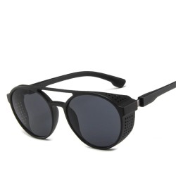 Óculos de sol redondos elegantes - UV 400 - unissex - estilo punk
