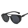 Stilige runde solbriller - UV 400 - unisex - punk stil