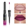 Lápiz labialLápiz labial 2 en 1 - doble cabezal - lápiz labial líquido mate y perfilador de labios - a prueba de agua