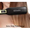 Planchas para el peloPlancha profesional ancha 2 en 1 - rizador - pantalla LCD digital - doble voltaje