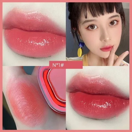 Sexy rød leppestift - lipgloss krem - langvarig - vanntett