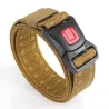 CinturónElegante cinturón táctico - hebilla de metal de liberación rápida - nailon