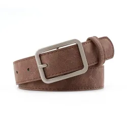 Cintura classica in pelle - con fibbia in metallo