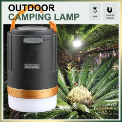Outdoor & CampingLuz de camping multifuncional - lámpara impermeable - farol - con mando a distancia - LED - USB - recargable
