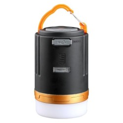 Multifunktionell campinglampa - vattentät lampa - lykta - med fjärrkontroll - LED - USB - uppladdningsbar