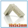 N35 - neodymmagnet - kubisk blokk - 10 mm * 5 mm * 3 mm - 20 - 500 stykker