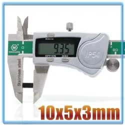 N35 - neodymmagnet - kubisk blokk - 10 mm * 5 mm * 3 mm - 20 - 500 stykker