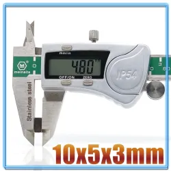 N35 - neodymmagnet - kubisk blokk - 10 mm * 5 mm * 3 mm - 20 - 500 stykker
