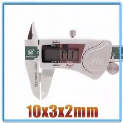 N35N35 - imán de neodimio - bloque cuboide - 10 mm * 3 mm * 2 mm - 20 - 1000 piezas