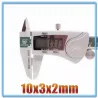 N35 - aimant néodyme - bloc cuboïde - 10mm * 3mm * 2mm - 20 - 1000 pièces